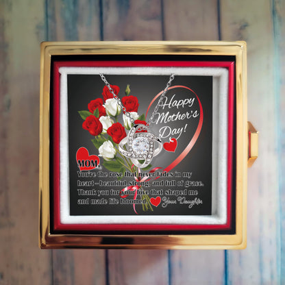 Mother's Day Love Knot Necklace From Daugher