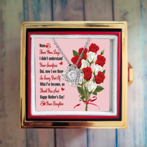 Mother's Day Love Knot Necklace From Daughter