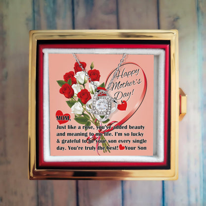 Mother's Day Love Knot Necklace From Son