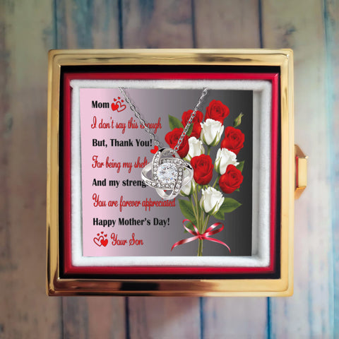 Mother's Day Love Knot Necklace From Son